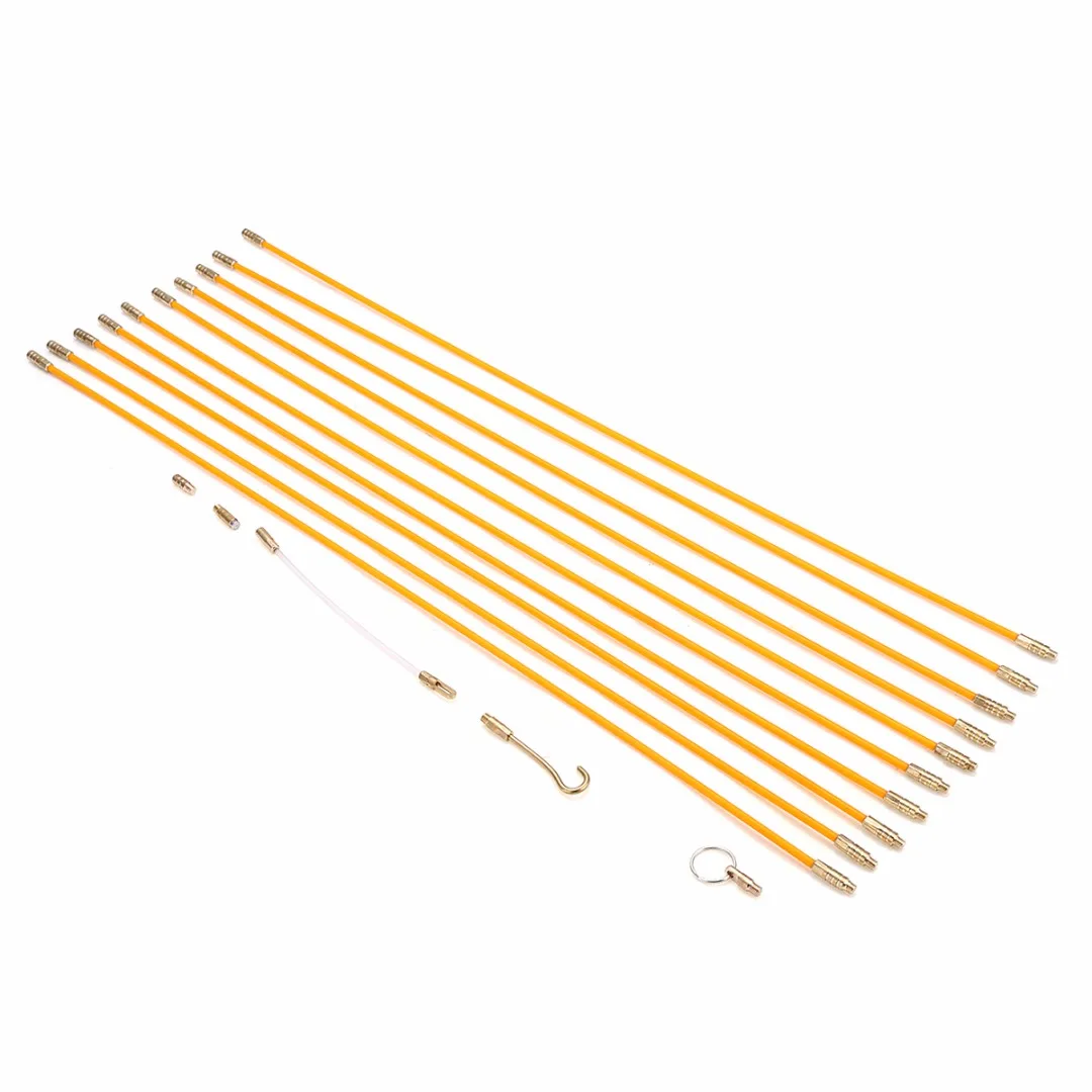 Fiberglass Pulling Rod Mayitr Cable Access Kit Installation Electricians Pull Rods Wire Fish Tape Cable
