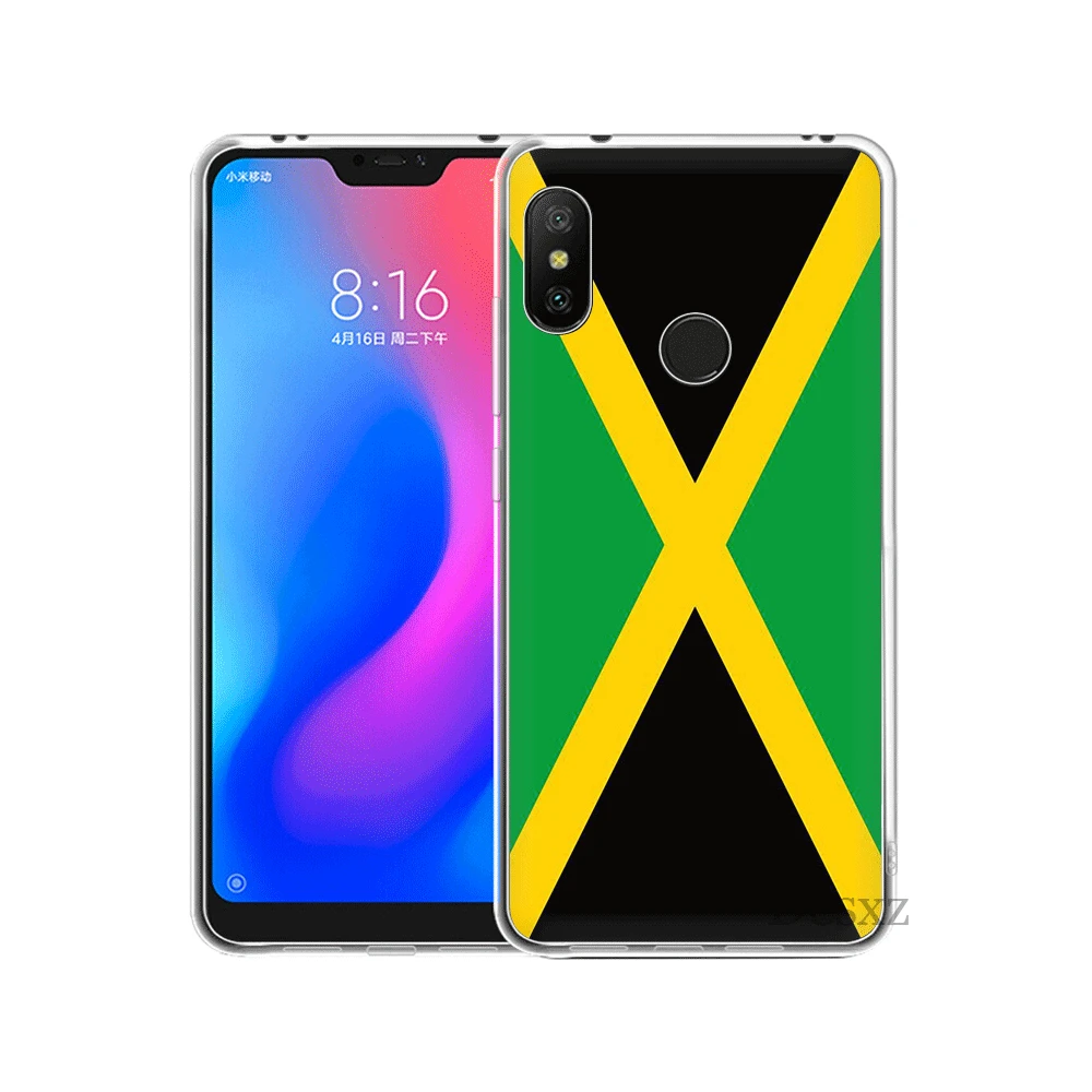 Чехол для телефона Xiaomi Redmi Note 3 4 4X 5 6 5A Prime Pro Jamaica National Flag hard pc|Чехлы-накладки| |