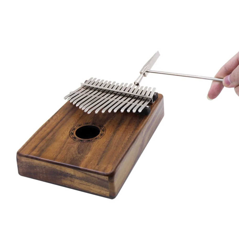 Натуральный 17 ключей палец Карманный пианино калимба Mbira большой палец пианино Образование Игрушка музыкальный инструмент отличный подарок