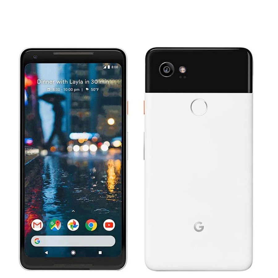 Google Pixel 2 XL смартфон восемь ядер 4 Гб ОЗУ 64 Гб/128 ПЗУ экран 1440 дюйма|Смартфоны| |