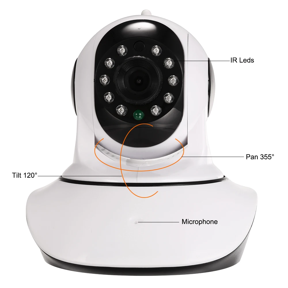 Датчик температуры и влажности беспроводной 1080p 720p HD IP камера Wi Fi купольная