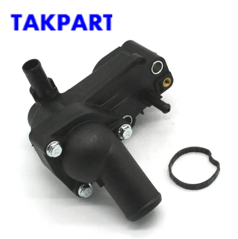 

TAKPART New Engine Coolant Thermostat & Housing Assembly for Ford 1198060 2S4Q9K478AD