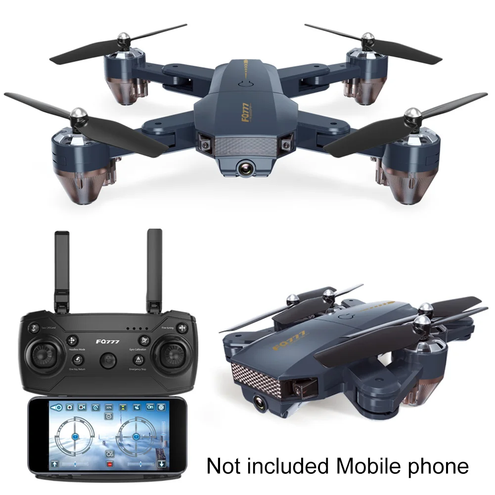 480P 720P Helicopter FPV Camera RC Drone Foldable Quadcopter WIFI Auto Return Trajectory Flying Chargeable Gravity Sense | Электроника