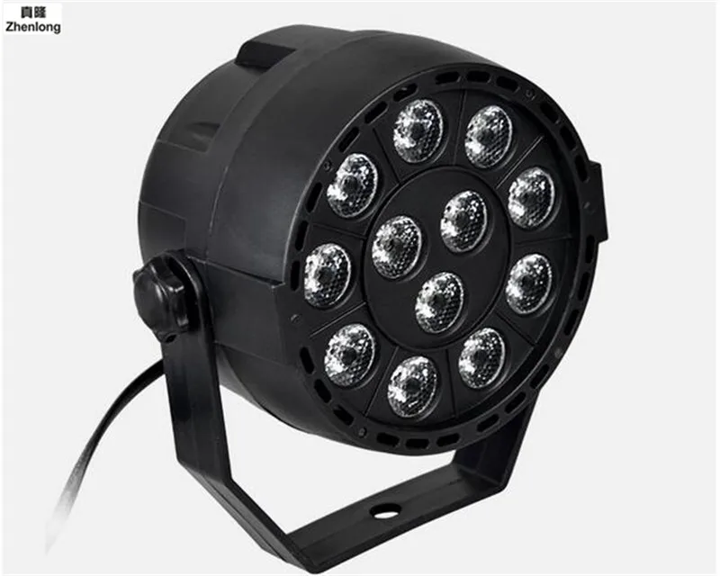 High Quality 12 Led Par Stage Light 12W LED RGB DMX 512 Mini Lighting for Club Dj Show Home Party Ballroom Bands KTV Bar | Лампы и