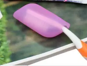 Pink ETya 1 шт. для женщин и мужчин, чехол для зубной щетки для путешествий, защитный чехол, органайзер для упаковки, аксессуары для путешествий - Цвет: Pink