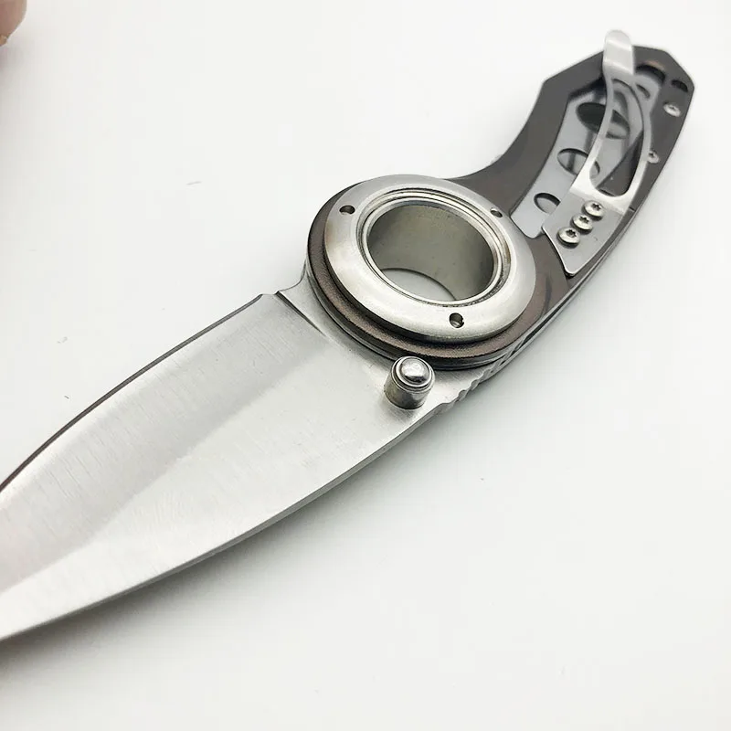 Складной нож SR SR0231 3Cr13 стальные и алюминиевые ножи с окислительной ручкой для