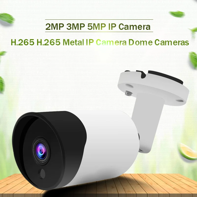 H.265 IP POE камера безопасности 5MP 3MP 2MP пуля наружная Водонепроницаемая камера видеонаблюдения s H.265 сетевая камера движения