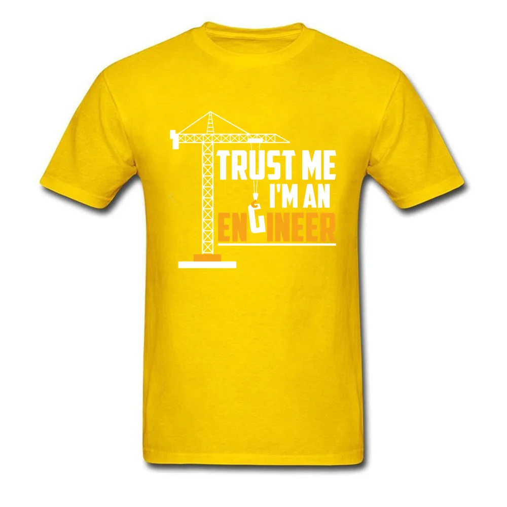 Футболка из 100% хлопка Мужская футболка Trust Me I Am An Engineer с графическим рисунком для