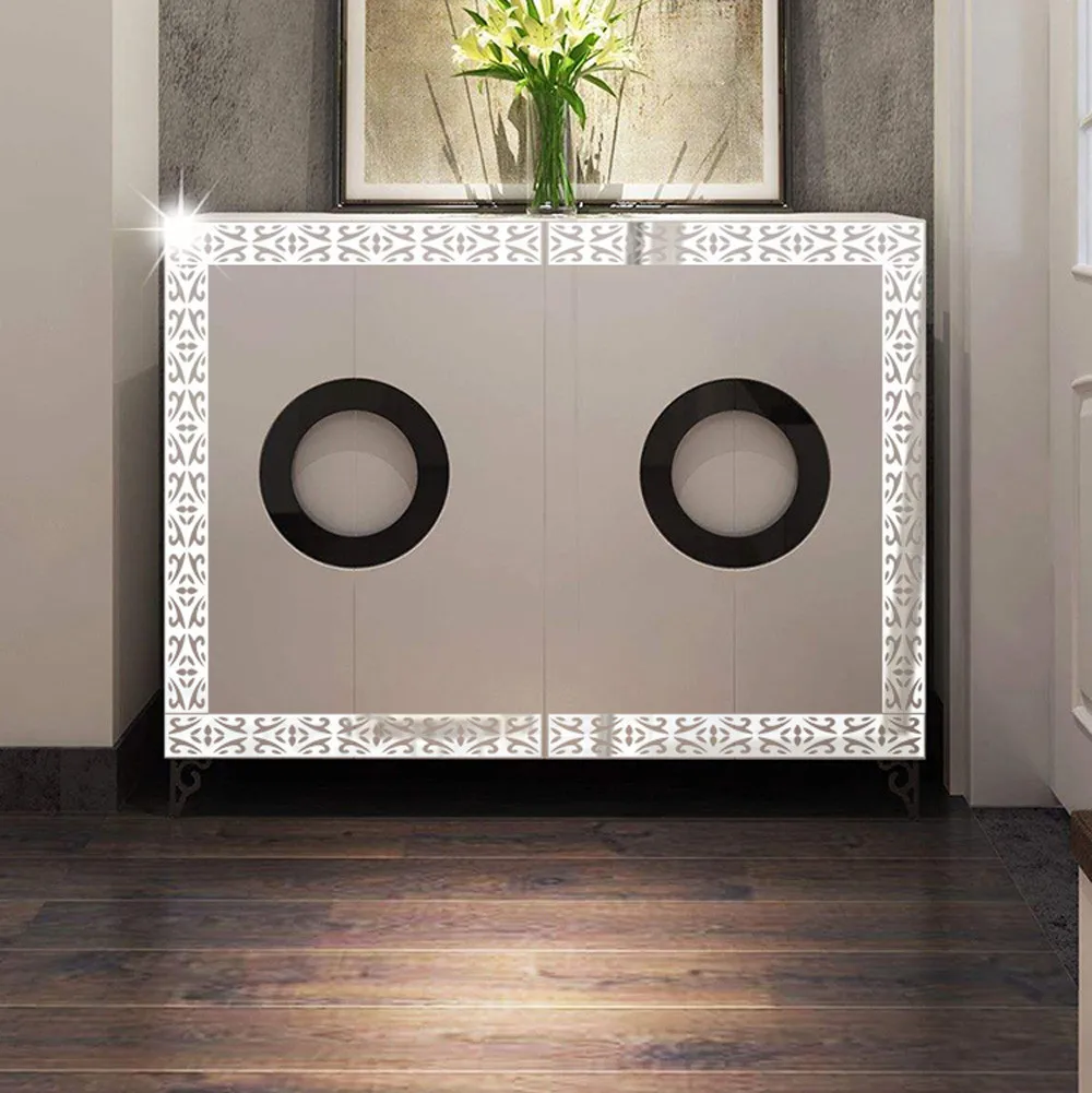 10 шт. DIY современная акриловая пластиковая Зеркальная Наклейка Ar hall наклейки для