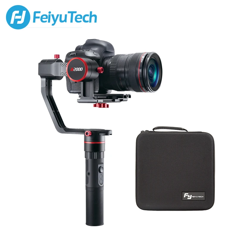 Feiyu a2000 приложение управления 2 5 кг нагрузки 3 оси Gimbal DSLR Камера Стабилизатор