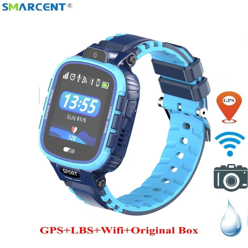 

2019 Новые Детские Смарт-часы IP67 Водонепроницаемый GPS LBS Wifi камера Smartwatche Wi-Fi детские спортивные Смарт-часы с защитой от потери pk df25