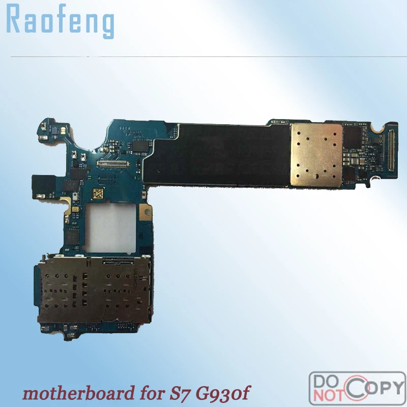 Высококачественная разблокированная материнская плата Raofeng для Samsung galaxy S7 G930f