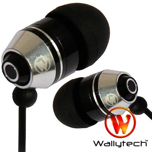 Wallytech WEA-106 Stereo High quality metal Earphone 3.5 mm In-Ear For phone for music Free shipping | Электроника