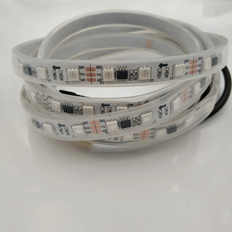 Белый/Черный Pcb WS2811 ширина pcb 10 см гибкие программируемые rgb Светодиодные полосы