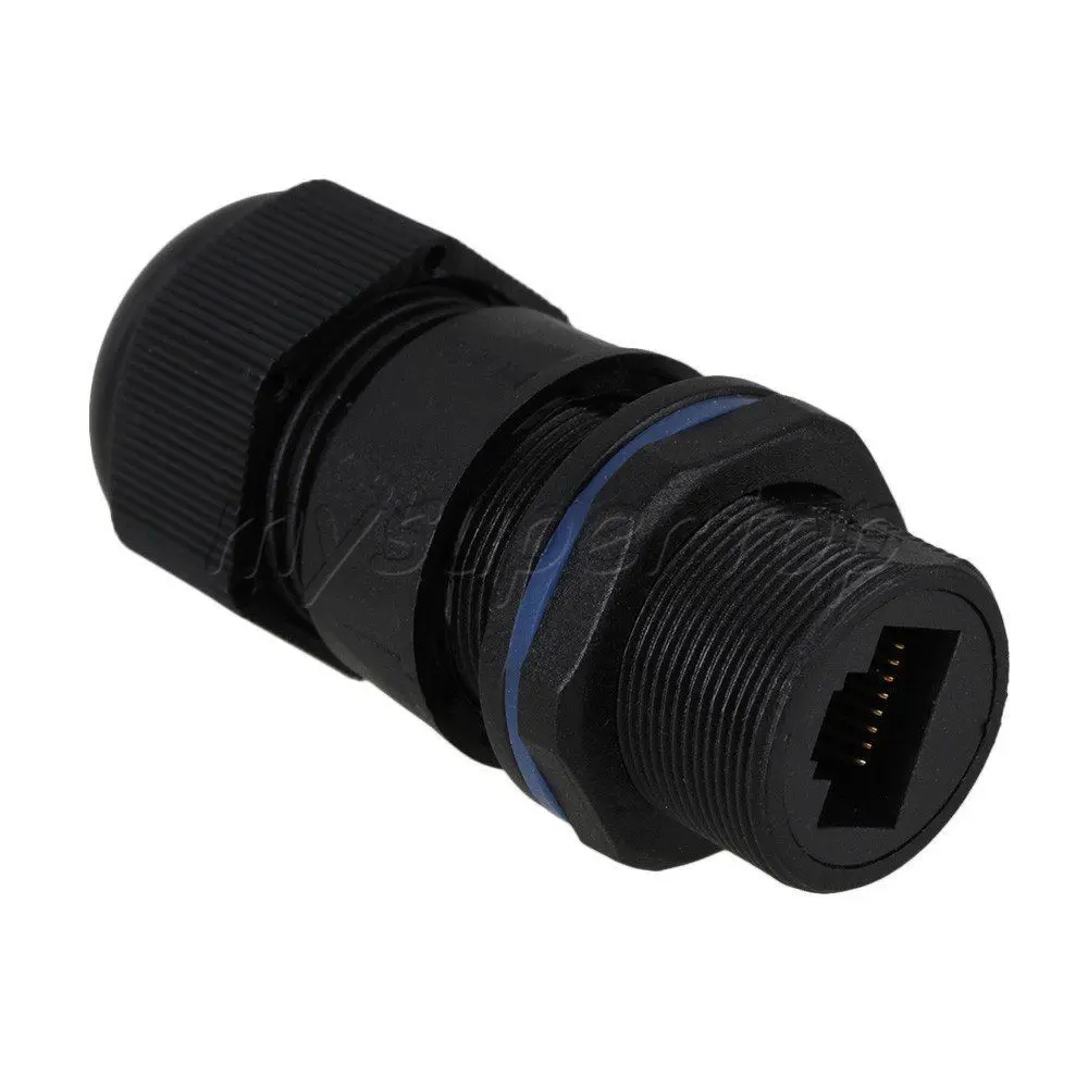 2.30x1.07 inch M20 RJ45 AP Ethernet LAN Connector IP68 Waterproof Protection | Обустройство дома