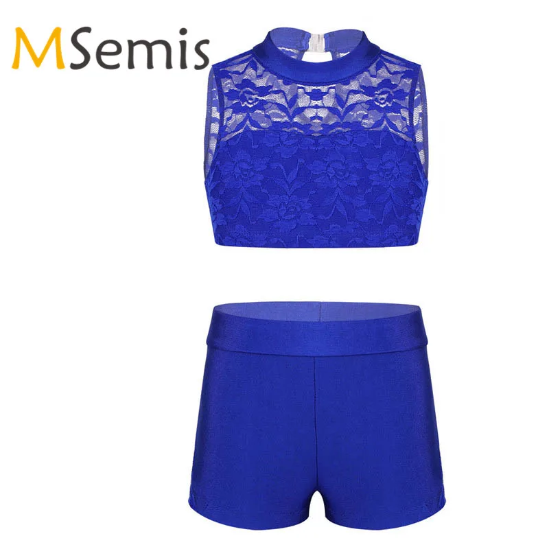 2 шт. детский балетный купальник для девочек с цветочным кружевом|Балет| |