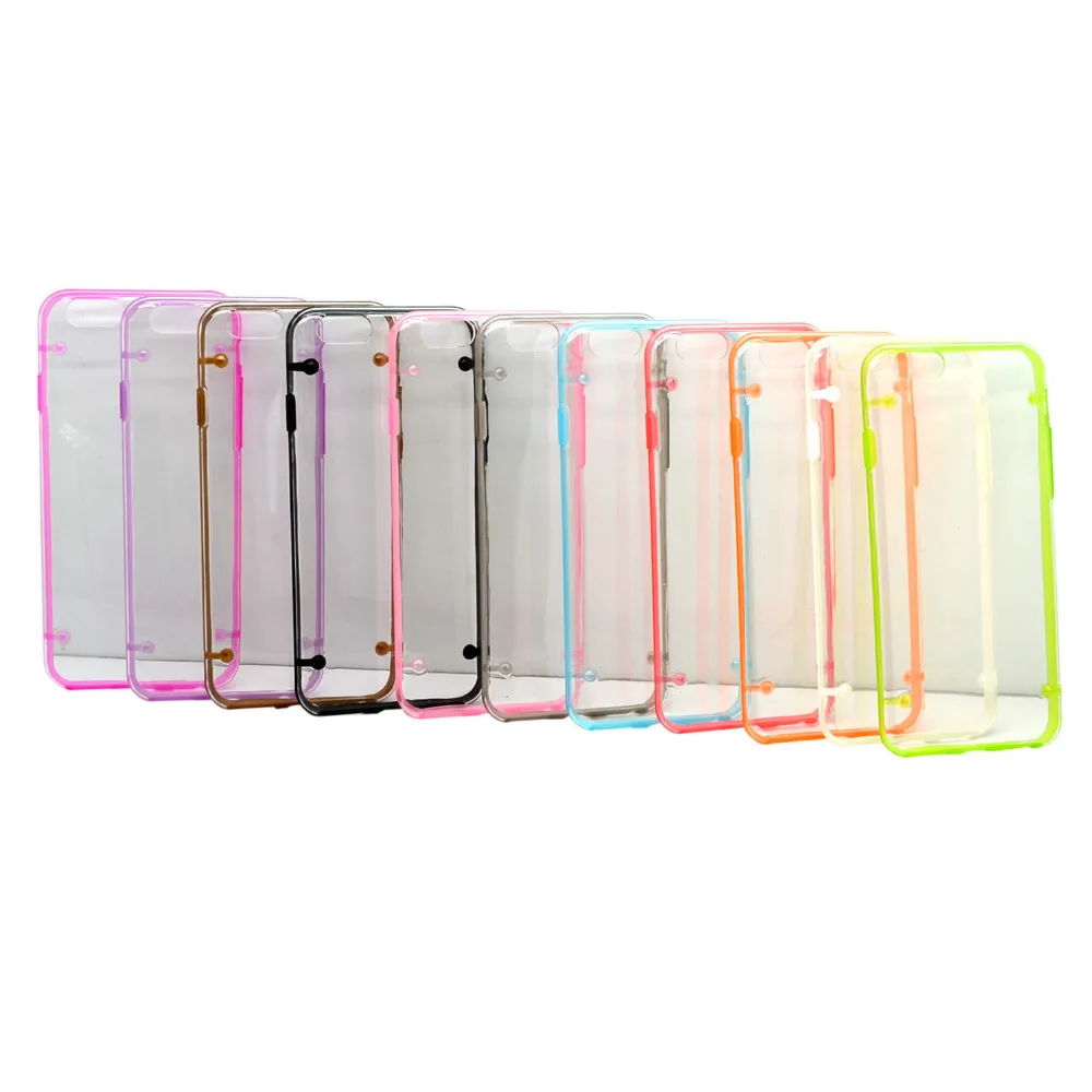 Ультра Тонкий Прозрачный Кристалл Гель Световой Стиль Светящиеся в Темноте hard back