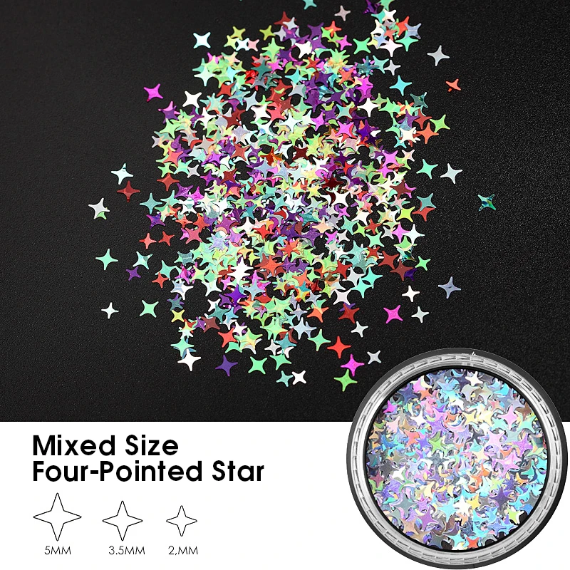ROHWXY 5 Colors DIY Nail Art Decorations Glitter Shell For Tools design 3D Jewelry Accessories Manicure | Красота и здоровье