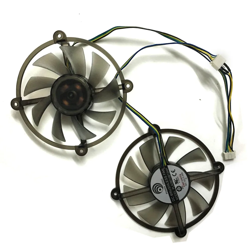 2 шт./лот PLA08015B12HH 12V 0.35A 85 мм DC Бесщеточный Охлаждающий вентилятор Два