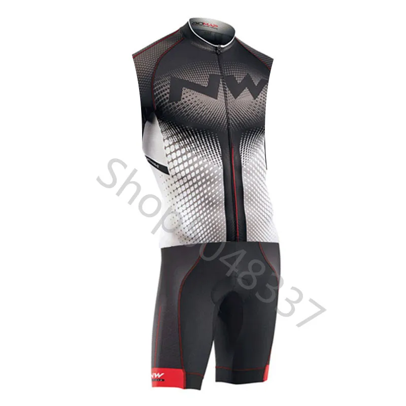 18 NW триатлон костюм для велоспорта Skinsuit Быстросохнущий без рукавов Велоспорт Джерси Мужская велосипедная Одежда Майо ciclismo hombre - Цвет: 18
