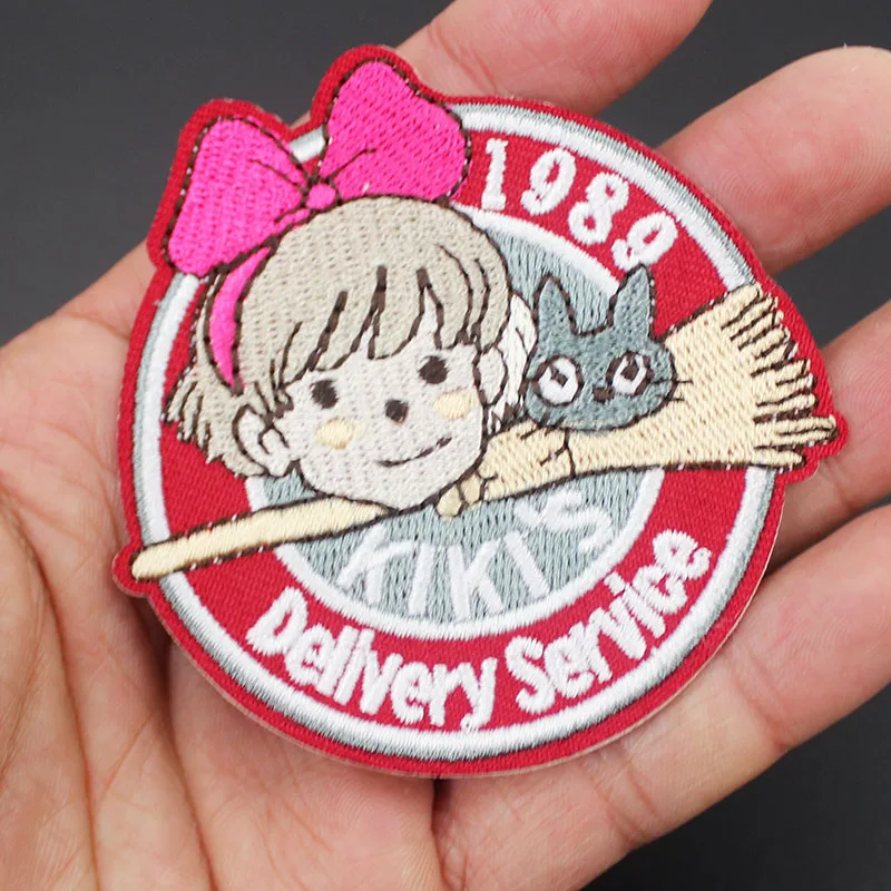 Нашивка с вышивкой в стиле аниме 1989 Kiki's Delivery | Дом и сад