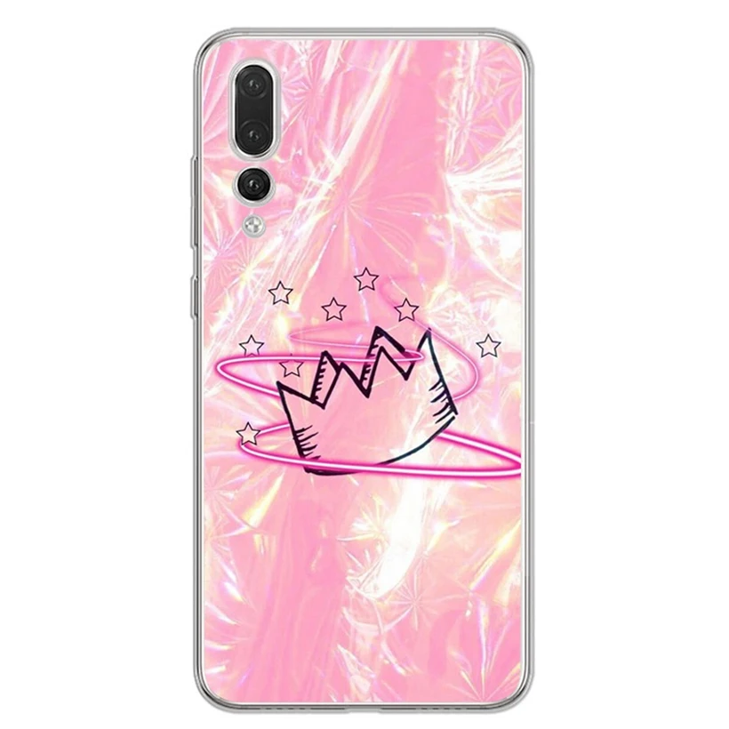 Чехол для Huawei Honor 7A 8A 8X 8C 9 10 Mate 20 P9 P10 lite/P8 Lite Y5 II Nova 3 Мягкая Краска TPU Корона королева