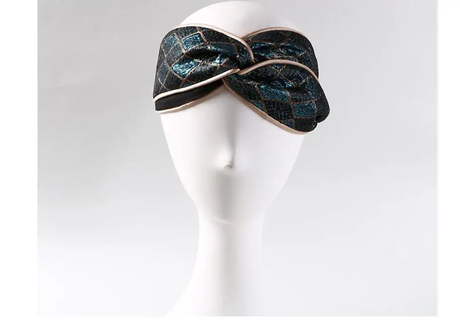 Женская Тонкая Повязка на голову с вышивкой весна-осень |