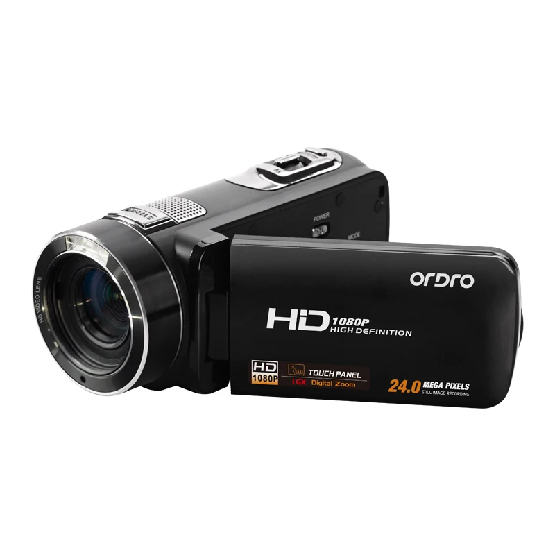 Ordro HDV Z8 16X цифровая камера 3 0 дюймов сенсорный экран 24 МП профессиональная