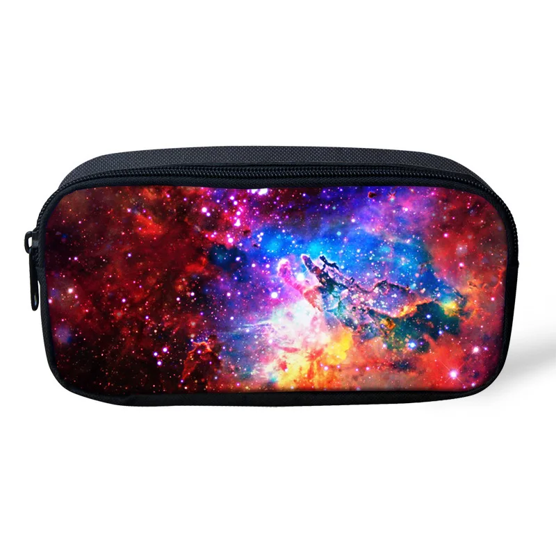 Красочные 3D Galaxy детские ручки Карандаш сумка Вселенная звезда карандаш