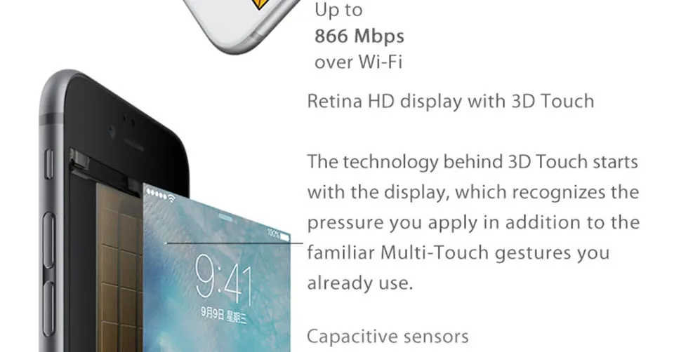 Разблокированный Apple iPhone 6S, сеть 4G LTE, мобильный телефон, 4,7 ''12.0MP IOS 9 двухъядерный процессор, 2 Гб Оперативная память 16/64GB Встроенная память смартфона