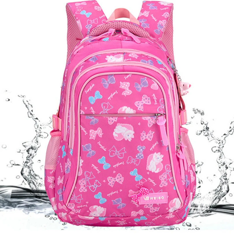 beautiful school bags for girls kids primary school waterproof kids backpack set cute korean book bag pink schoolbag