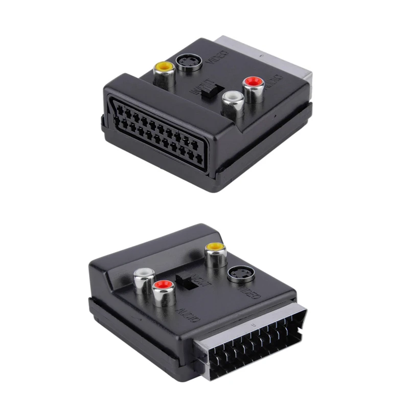 Адаптер SCART для аудио и видео с разъемом 20 Pin 3 RCA S AV TV|Кабели VGA| |