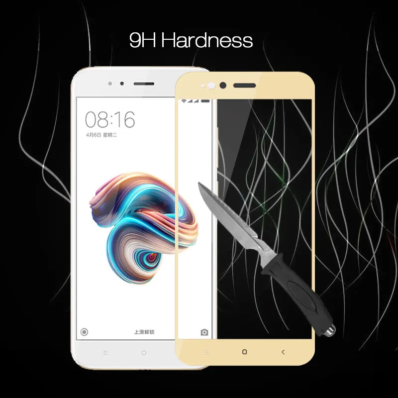 Front Film Tempered Glass For Xiaomi Mi5X 5.5&quot Screen Protector Mi 5X Explosion Proof | Мобильные телефоны и