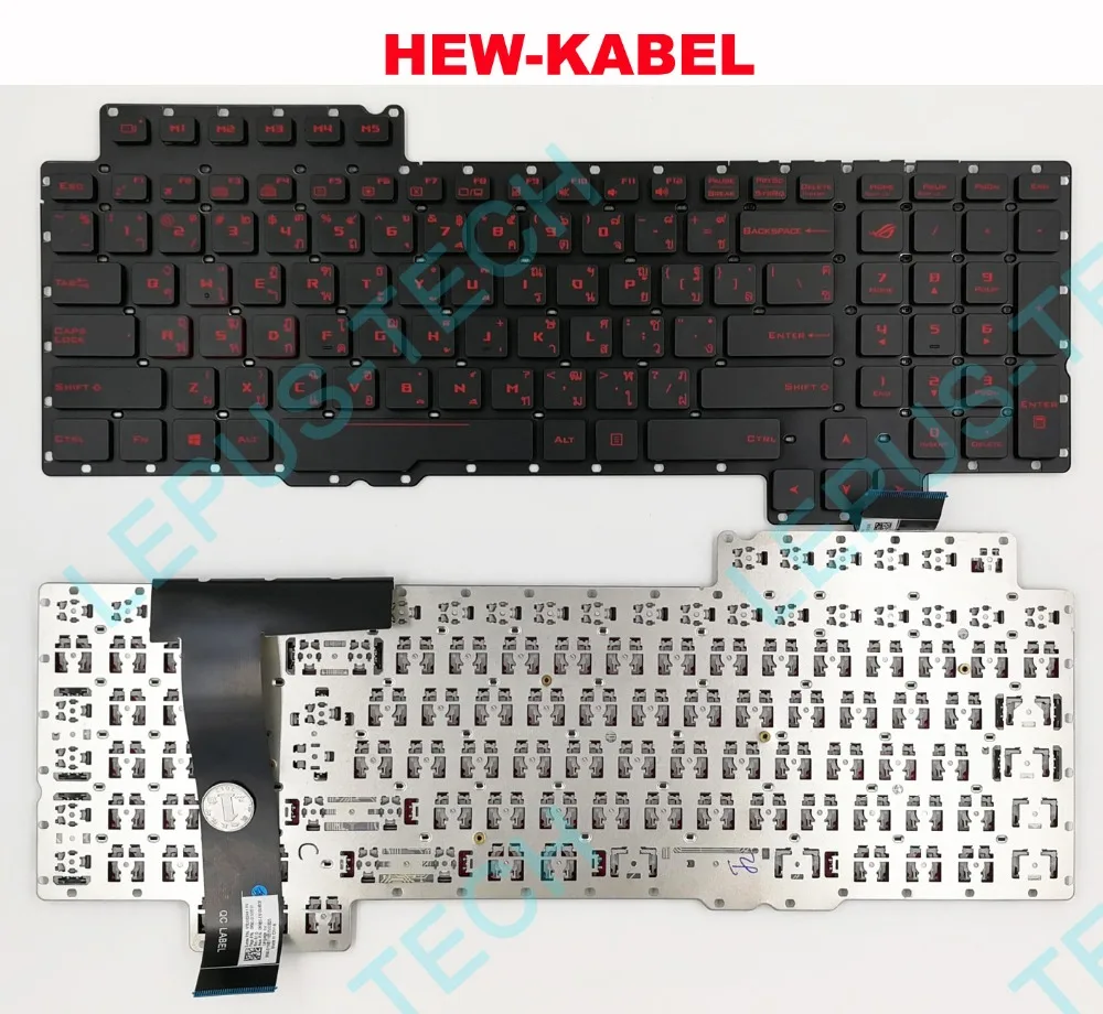 Клавиатура для ASUS ROG G752 G752V G752VL G752VM G752VS G752VT G752VY Thai TA TI US с подсветкой|Клавиатуры