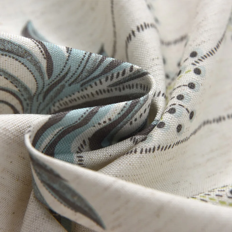 Короткие шторы NAPEARL с принтом для кухни льняные ткани современное раннее