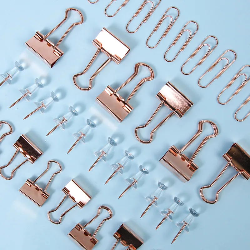 Креативные корейские Металлические Зажимы для бумаг Coloffice набор зажимов бумаги с
