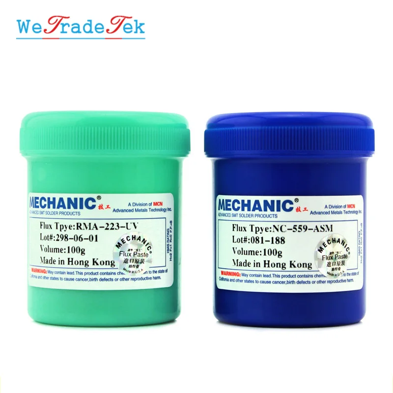 

MECHANIC NC-559-ASM BGA Reballing Solder Flux Paste High Viscosity Lead free Welding Flux for IC Chip PCB SMD Reballing Tools