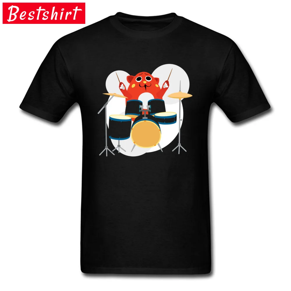 

O Neck Nyango Star Mascot Drummer Funny Tshirts Brand Music Michael Jackson Justin Bieber Rock Jazz T Shirt Men 3D Print