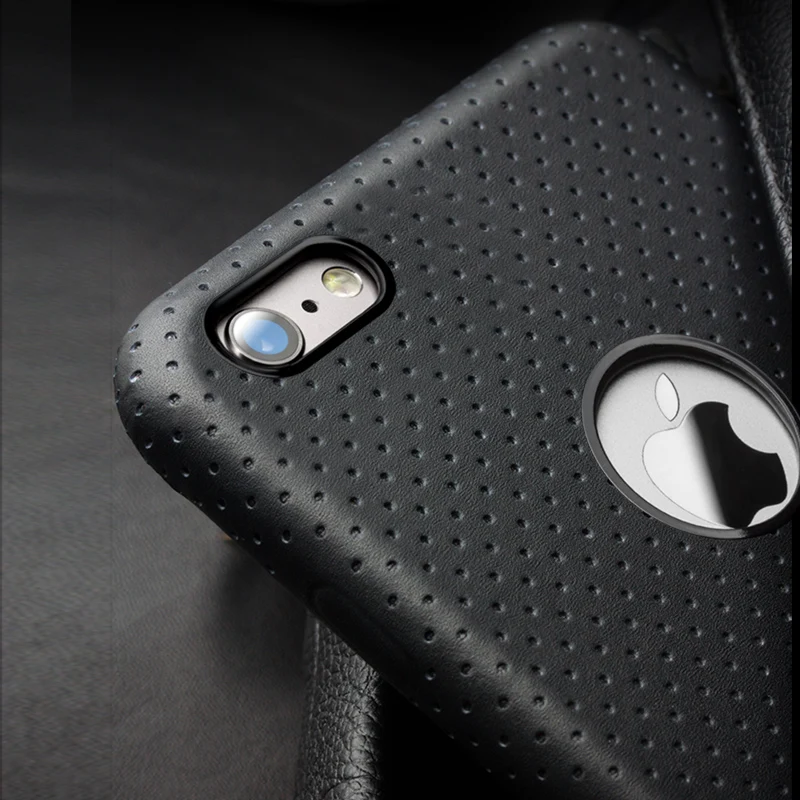 QIALINO Ultra Thin Fashion Case for iPhone 6/s Genuine Leather Back Cover plus Luxury Phone 4.7/5.5 inch | Мобильные телефоны и