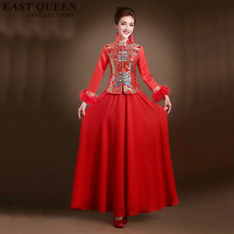 Вечерние китайское свадебное платье для вечеринки Cheongsam qipao китайское оригинальное платье китайская женская традиционная китайская одежда для женщин NN0943