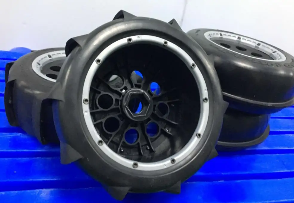 Оригинальные HPI 1/5 бензиновые передние и задние колеса для 5T/5SC Kraken KV5TT Losi 5IVE-5T 4 шт. |