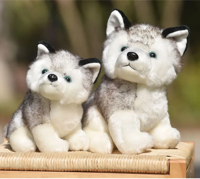 9 см/18 см плюшевая собака хаски Kawaii щенок мягкие игрушки милый ребенок подарок дети куклы