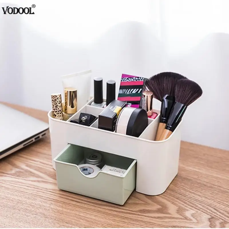 VODOOL 6 сетчатый Настольный чехол для хранения, держатель для канцелярских принадлежностей, Кисть для макияжа, органайзер для мелочей, коробка для украшений или косметики, канцелярские принадлежности