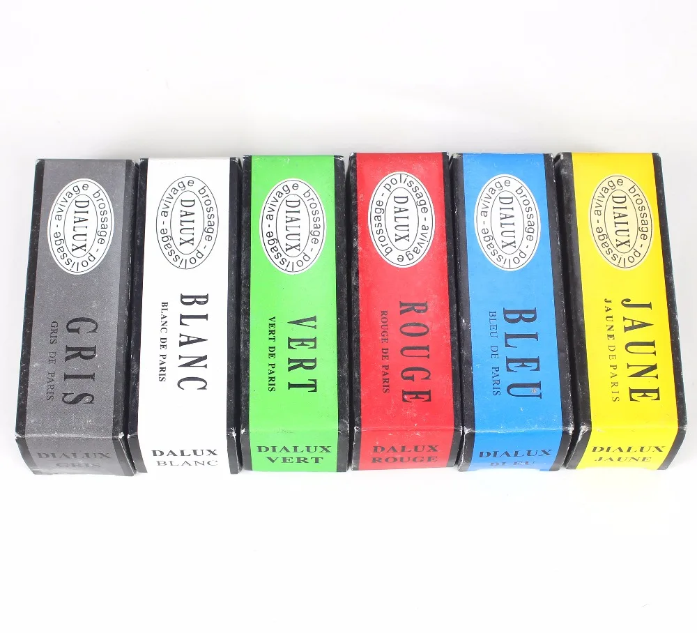6 Colors set DIALUX ROUGE JEWELERS POLISHING COMPOUND for GOLD &ampILVER Rouge Bar Polishing Wax Compound France | Украшения и