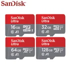 Карта памяти SanDisk Ultra, карта Micro SD класса 10 A1, 32 ГБ, 64 ГБ, UHS-I, макс. скорость чтения 98 мс, 16 ГБ, 128 ГБ