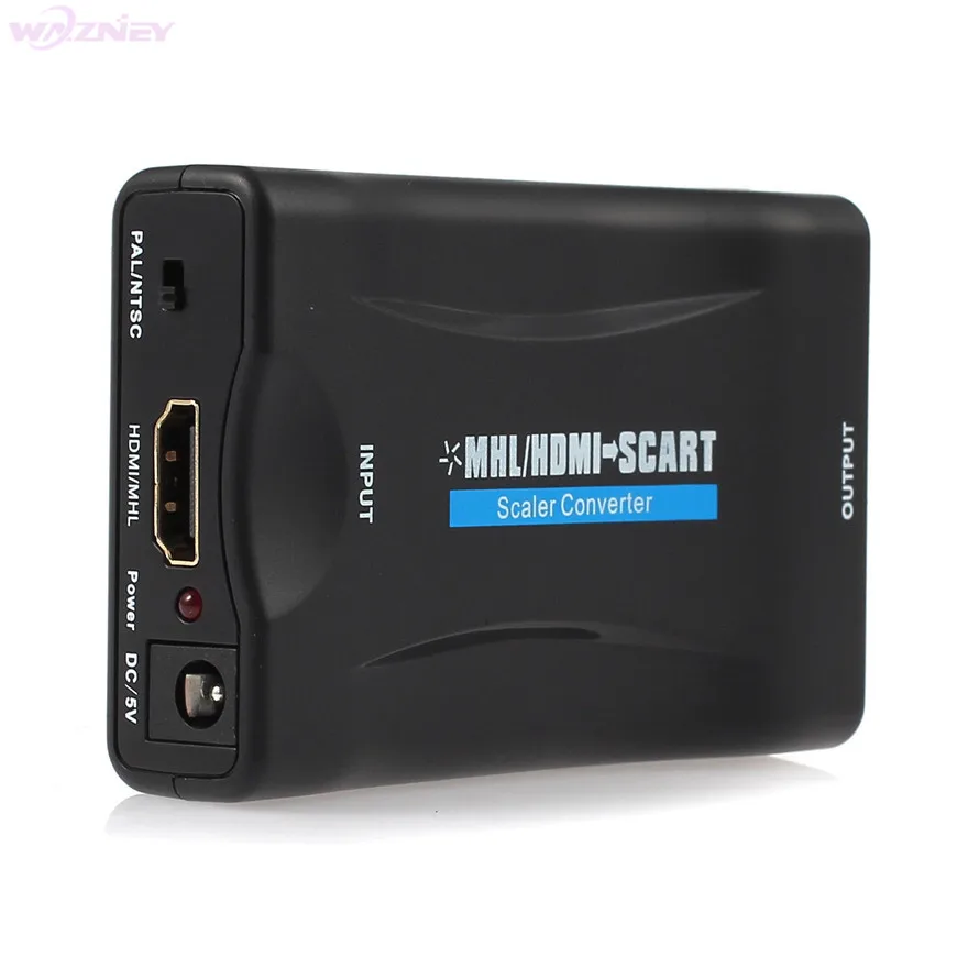1080P SCART К HDMI к Scart Видео Аудио высококлассный конвертер адаптер для HD TV DVD Sky Box STB Plug