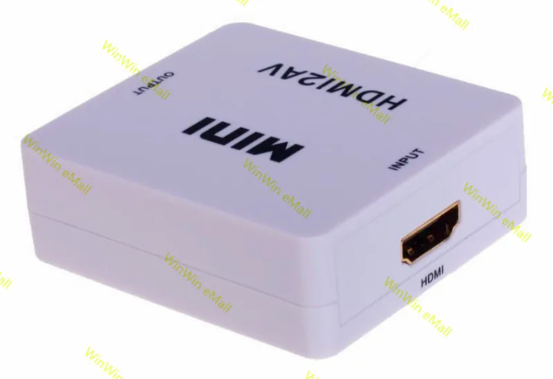 ON SALE Mini HD Video Converter Box HDMI to AV/CVBS L/R Adapter 1080P HDMI2AV Support NTSC and PAL free shipping |