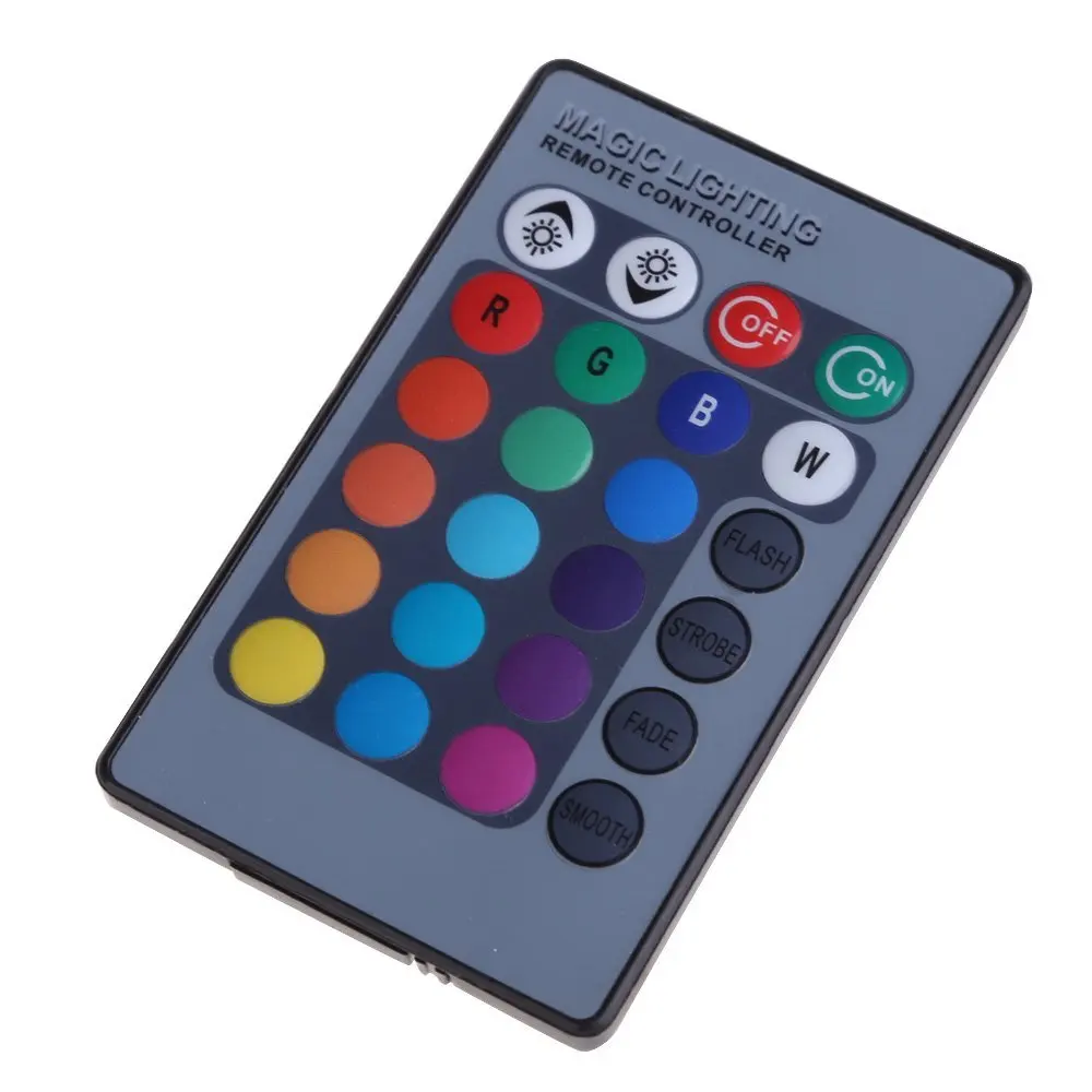 3 Вт RGB с дистанционным управлением 16 цветов светодиодная лампа для свечей 85-265 в (E
