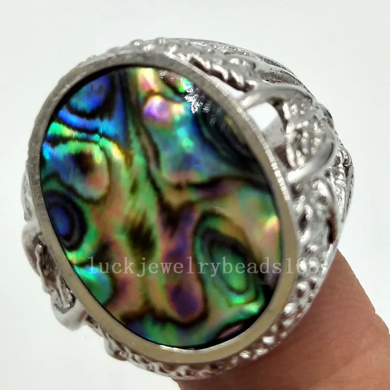 Бесплатная доставка красивые ювелирные изделия Новая Зеландия овальное кольцо в