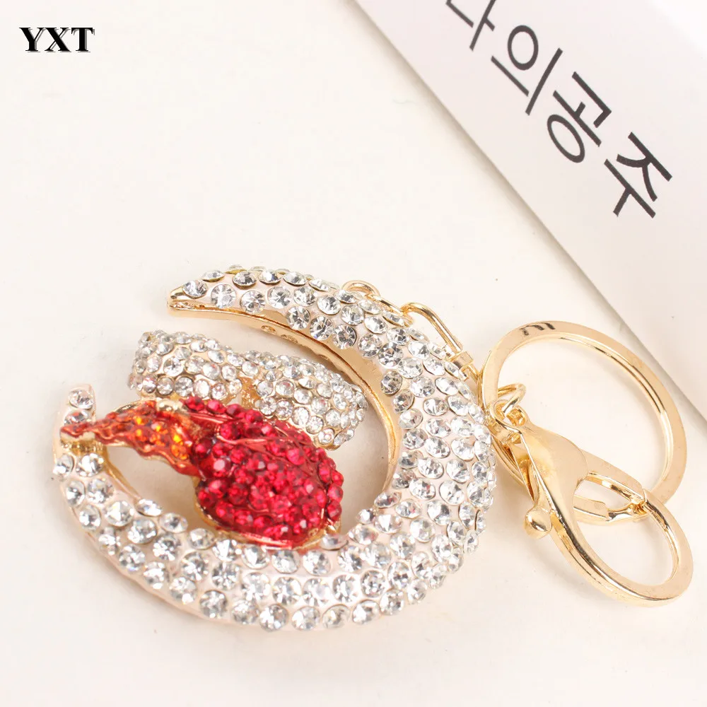 Цепочка брелок с подвеской в виде месяца|bag key chain|cat keyringpurse pendant |